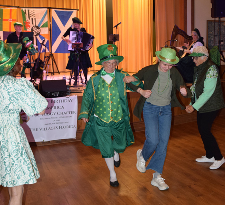 band and people dancing